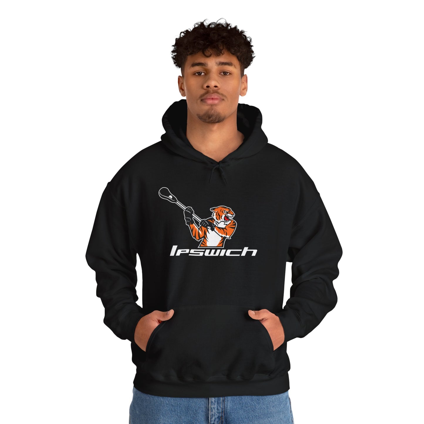 Ipswich Tiger Lacrosse Black Hoodie (Adult)