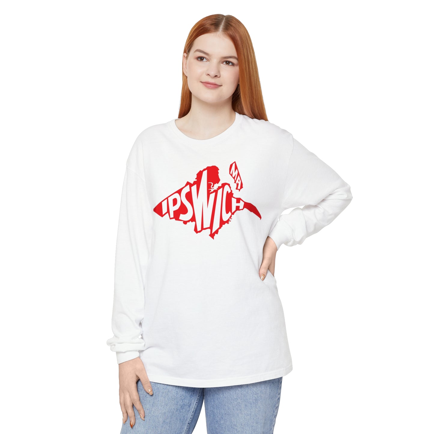 Ipswich Map Long Sleeve