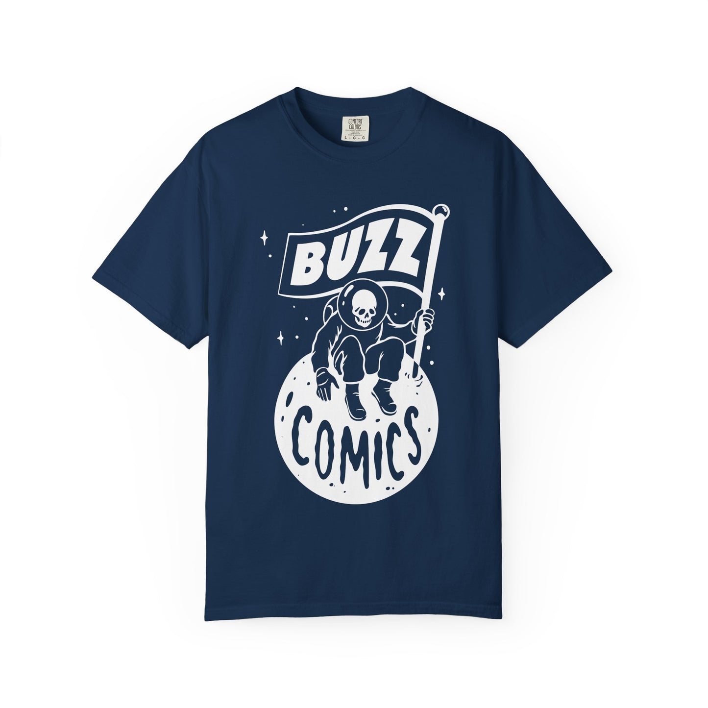 Buzz Comics Tshirt - White Logo