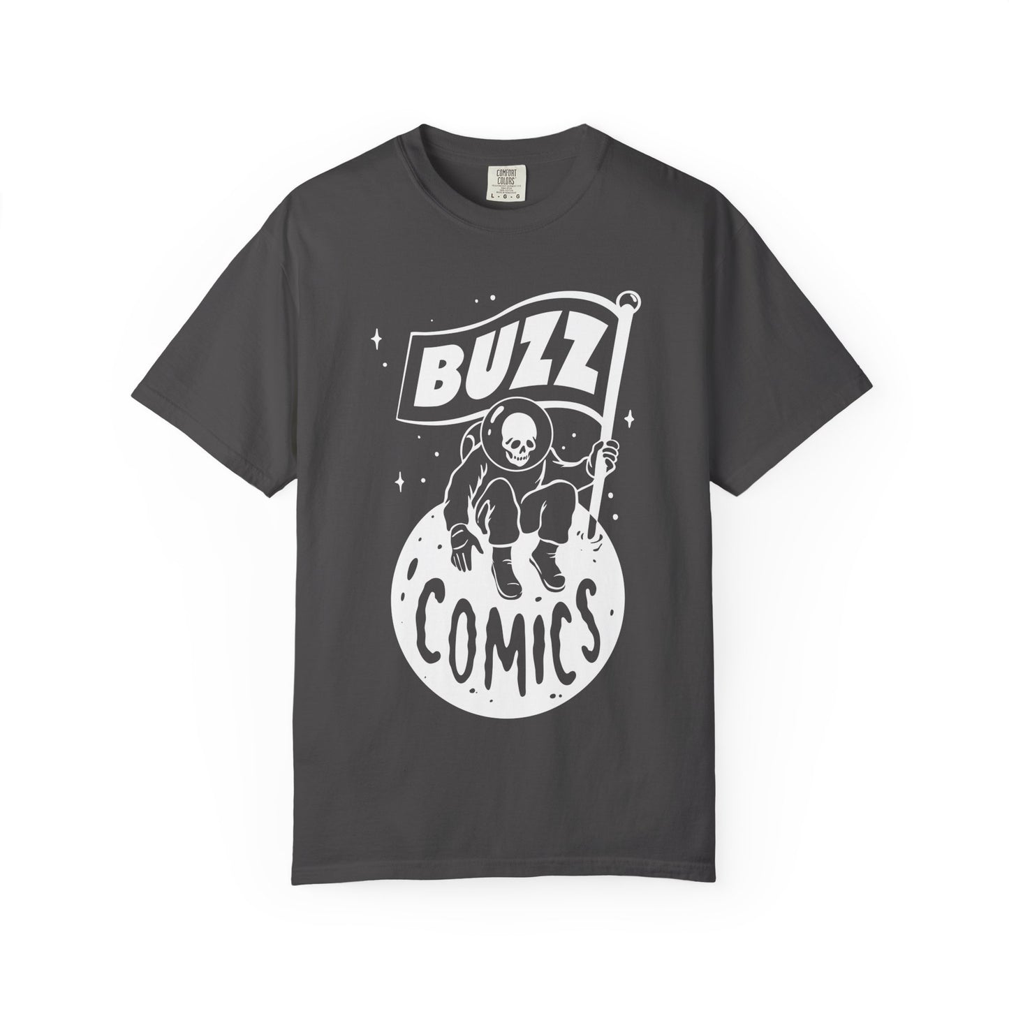 Buzz Comics Tshirt - White Logo