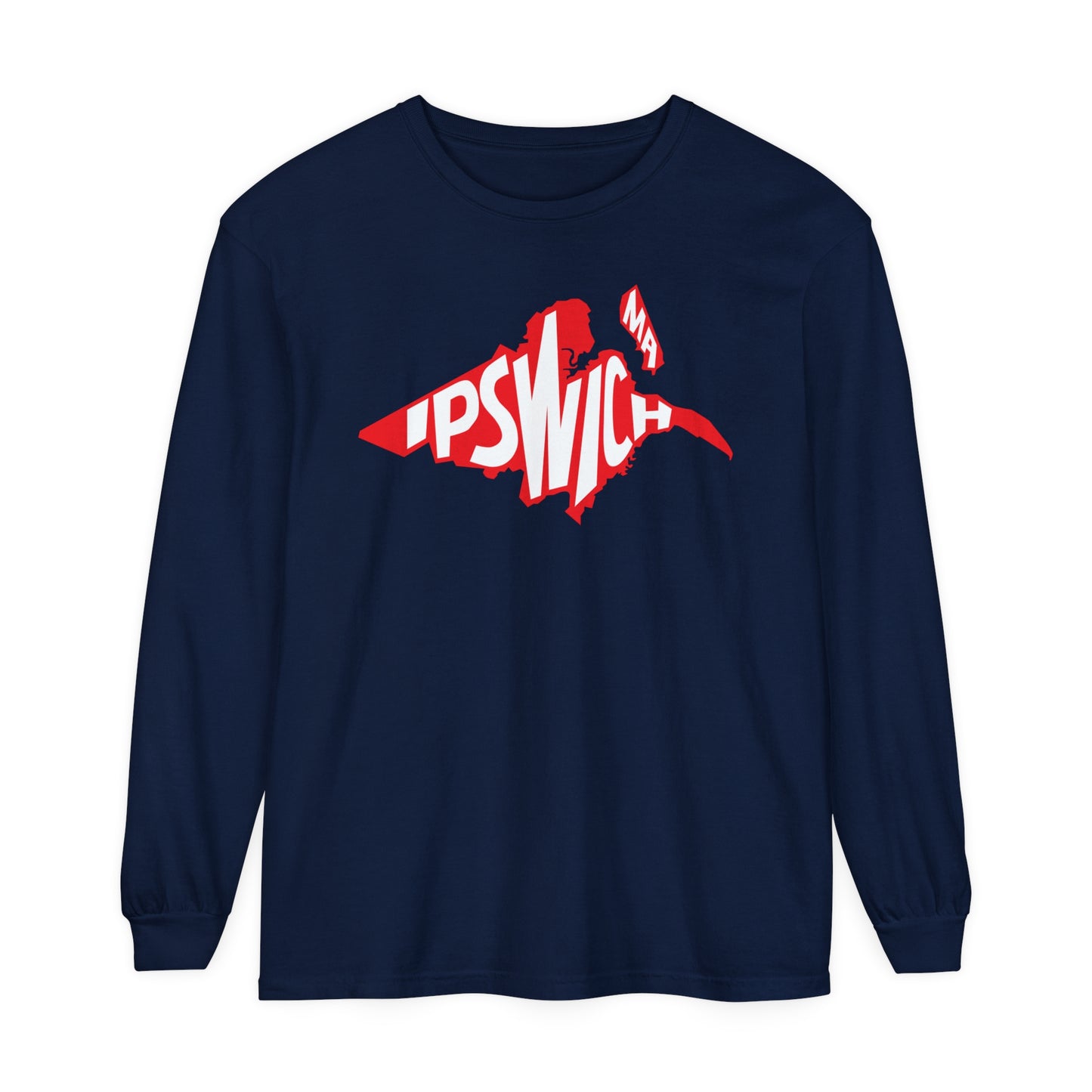 Ipswich Map Long Sleeve