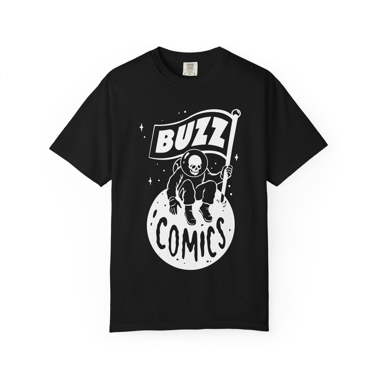 Buzz Comics Tshirt - White Logo