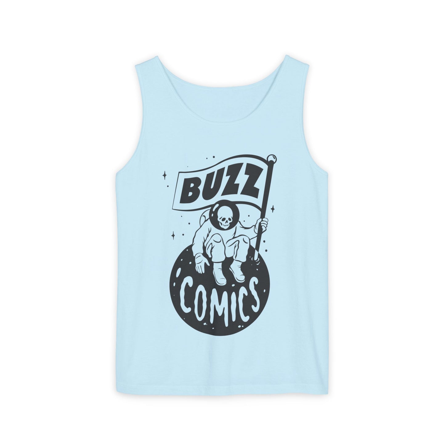 Buzz Comics Unisex Tank Top - Black Logo