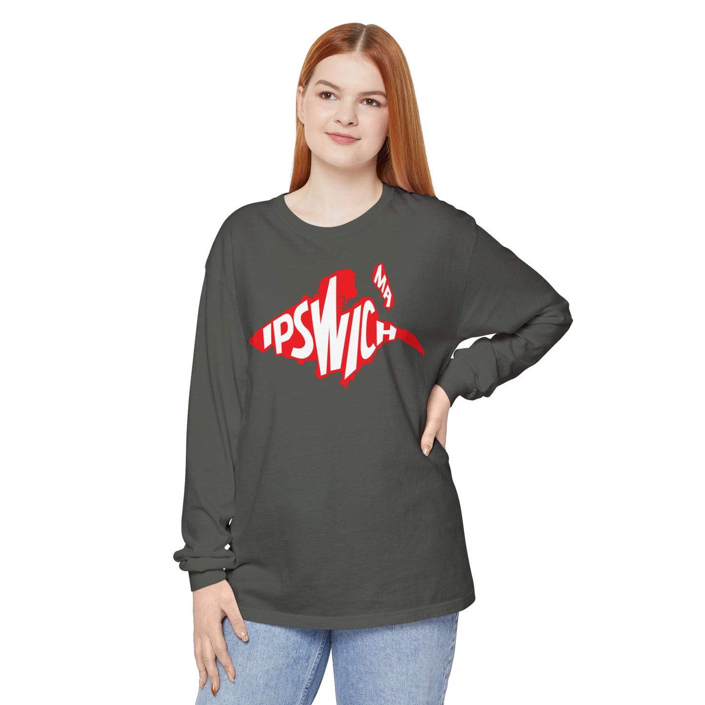 Ipswich Map Long Sleeve