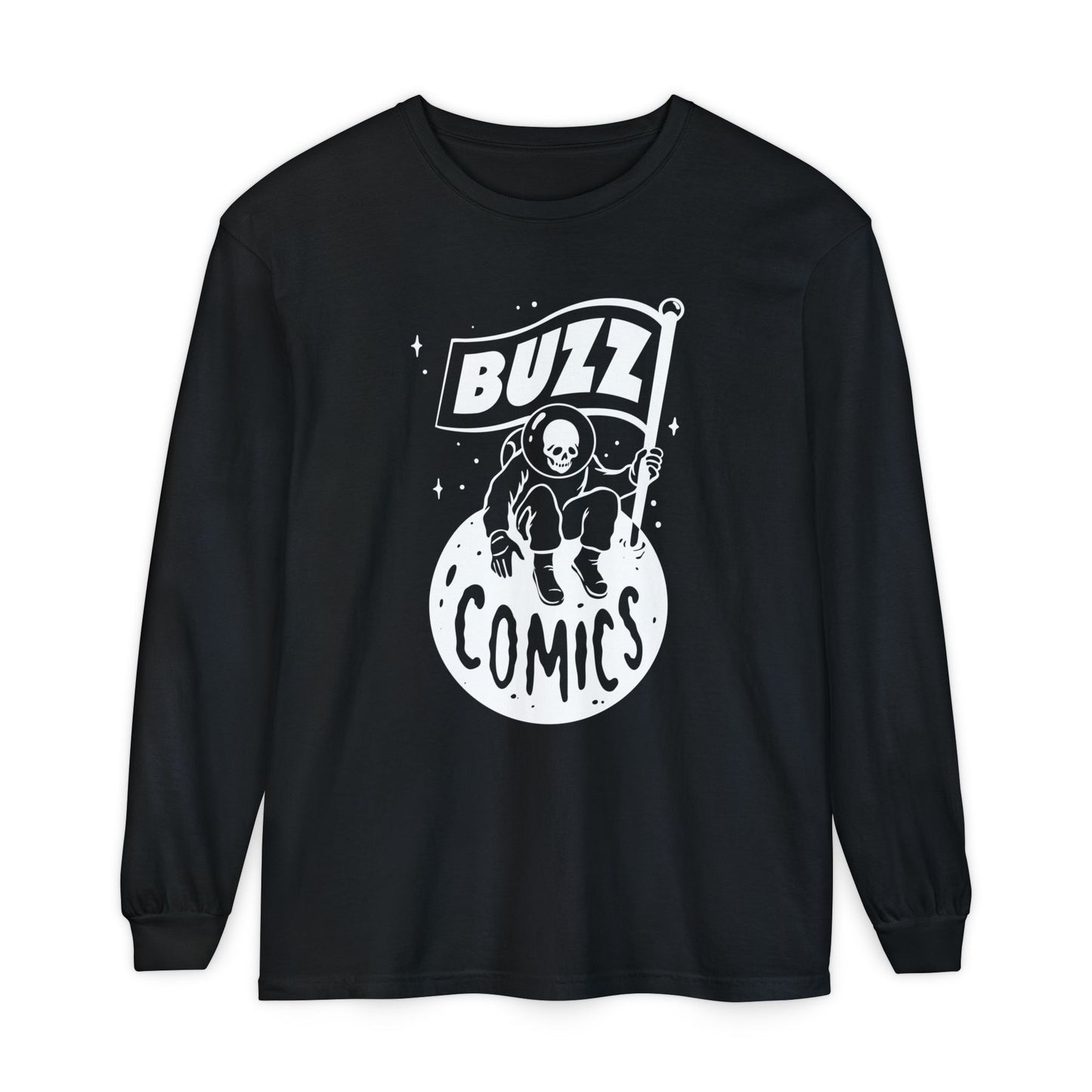 Buzz Comics Long Sleeve T-Shirt - Black