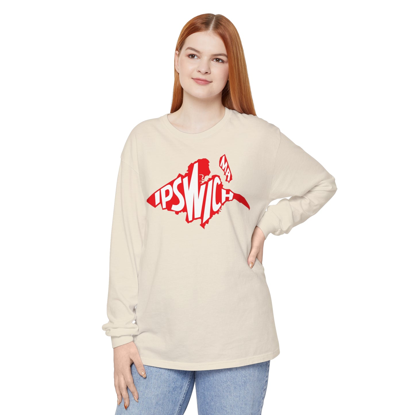Ipswich Map Long Sleeve