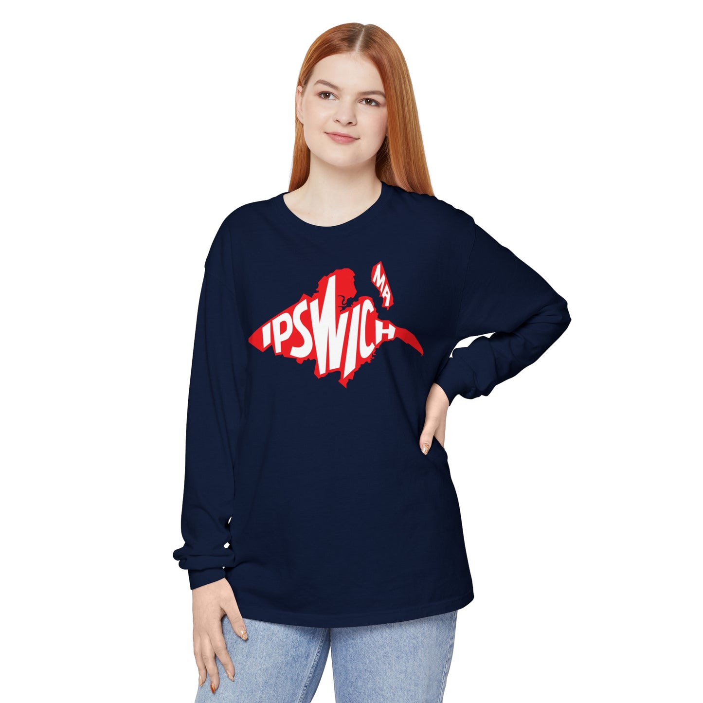 Ipswich Map Long Sleeve