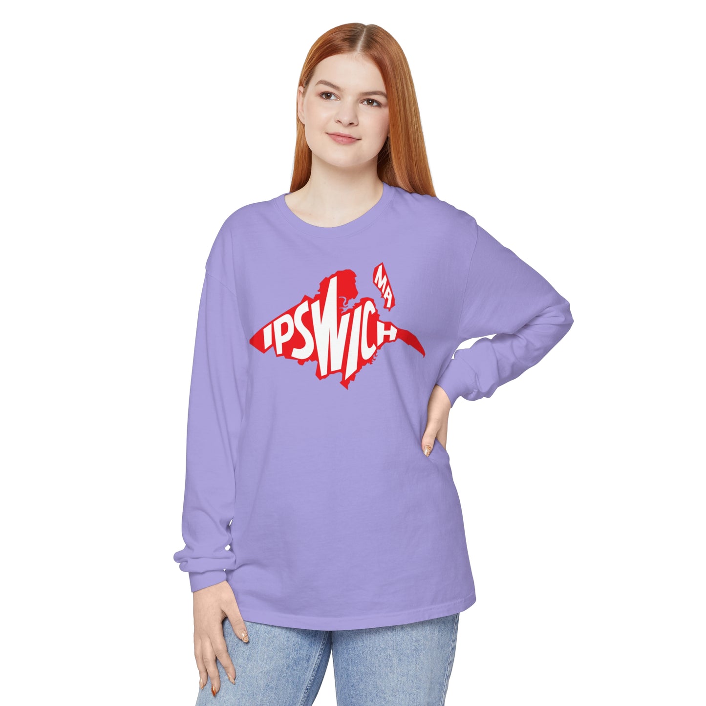 Ipswich Map Long Sleeve